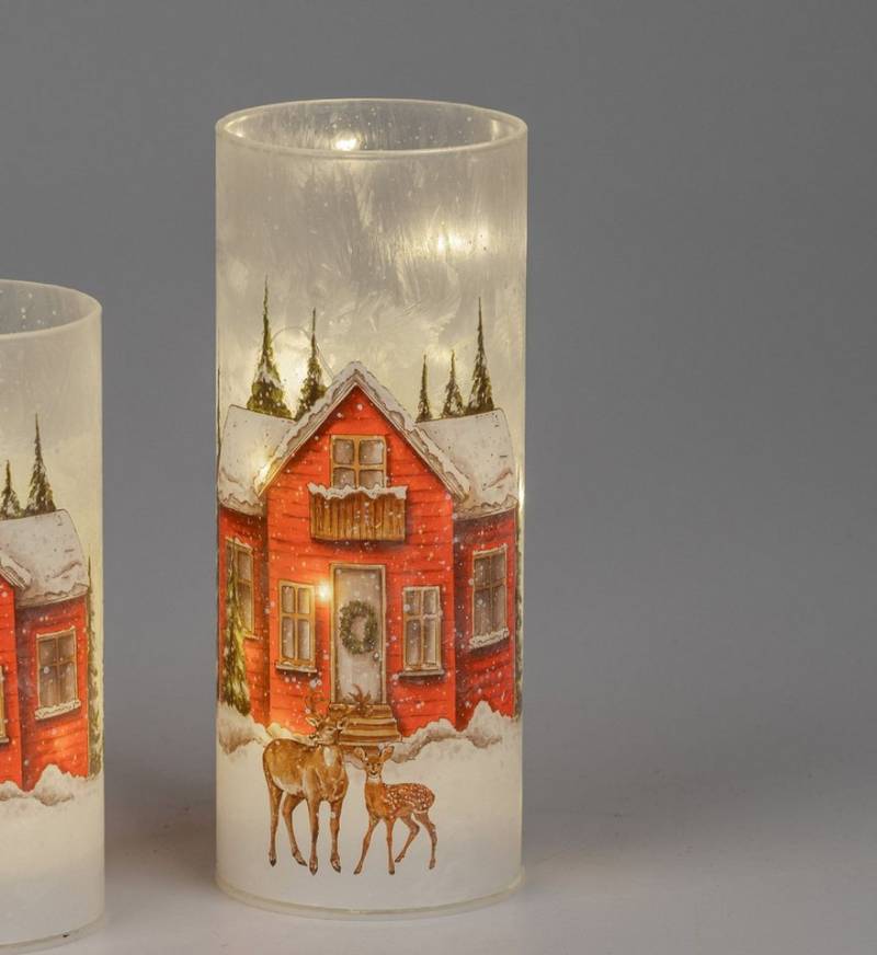 formano Nachttischlampe Mehrfarbig, Durchmesser 9 cm, mit Timerfunktion, Mehrfarbig, Motiv: Winterlandschaft formano Nachttischlampe Mehrfarbig, Durchmesser 9 cm, mit Timerfunktion, Mehrfarbig, Motiv: Winterlandschaft von formano