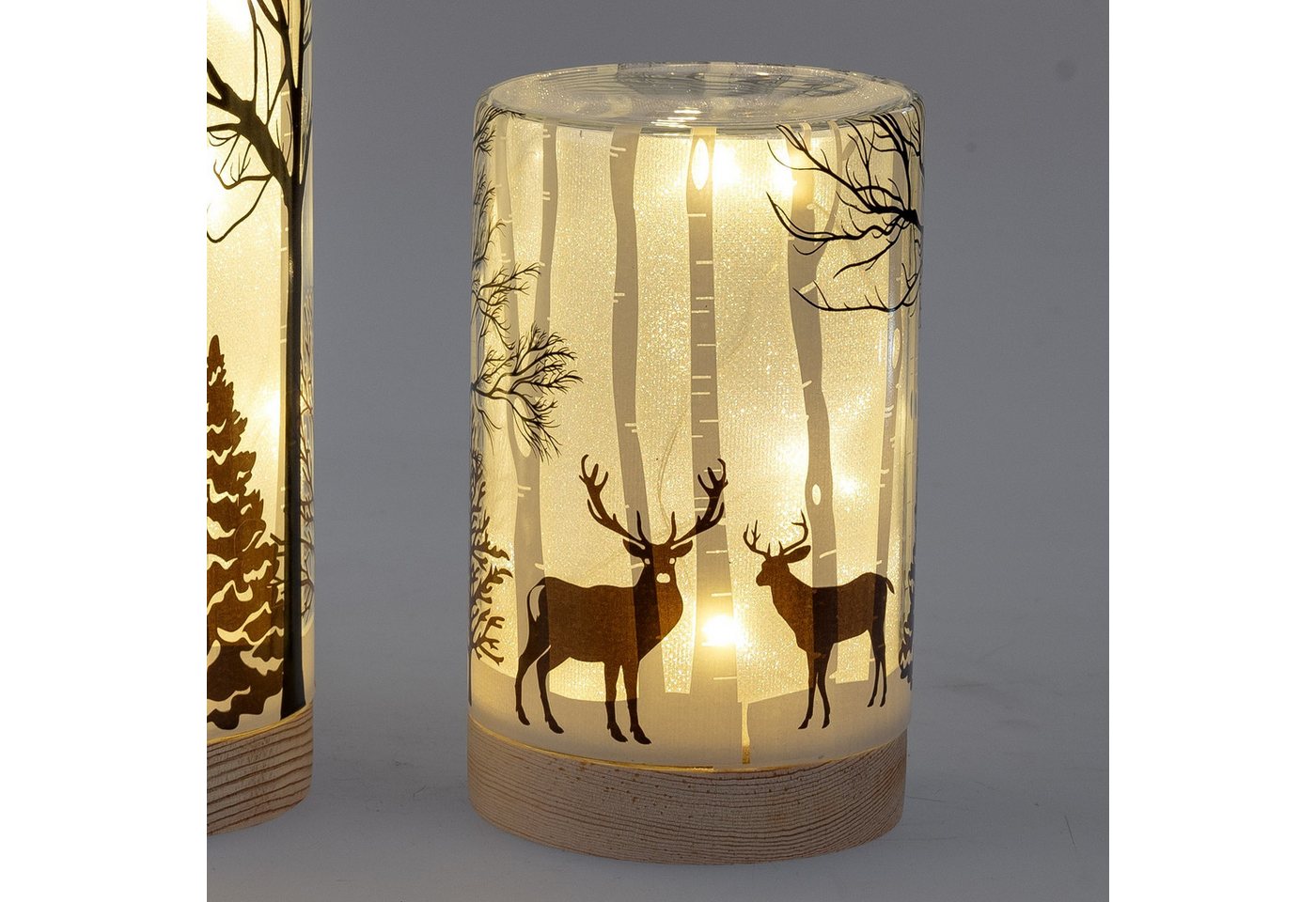 formano Nachttischlampe Nature, Farbe: Natur, Motiv: Hirsche formano Nachttischlampe Nature, Farbe: Natur, Motiv: Hirsche von formano