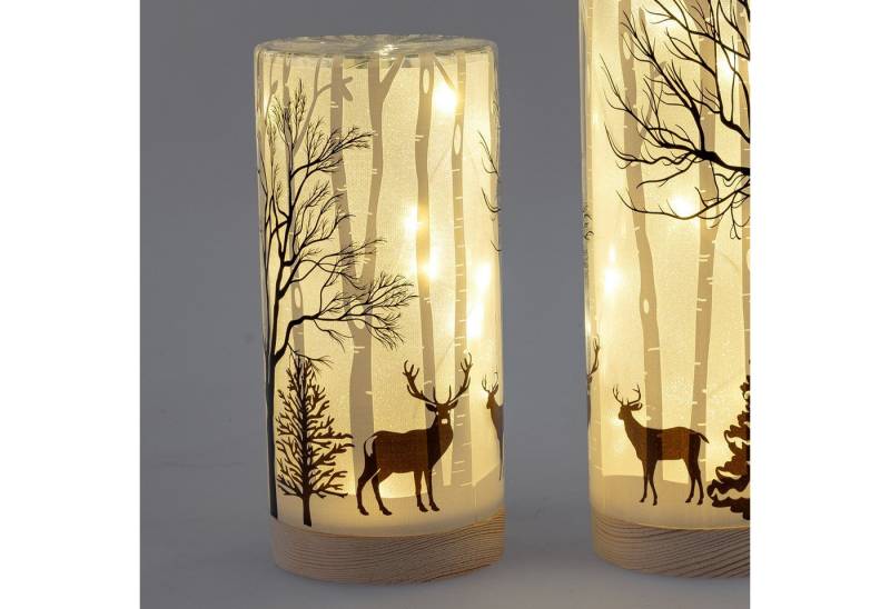 formano Nachttischlampe Nature, Farbe: Natur, Motiv: Hirsche formano Nachttischlampe Nature, Farbe: Natur, Motiv: Hirsche von formano