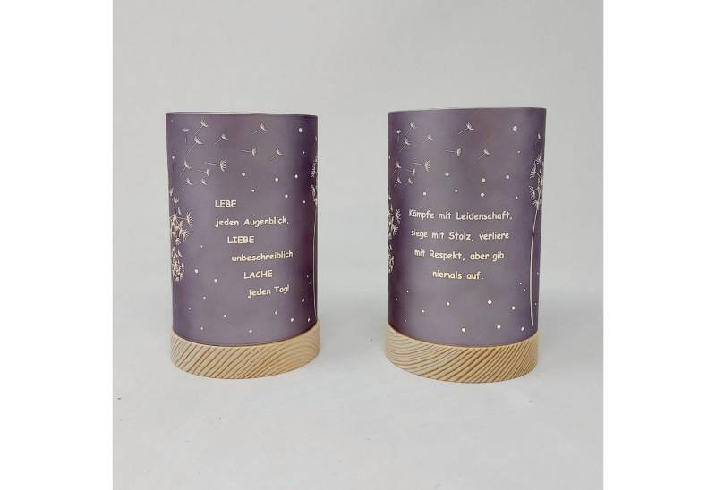 formano Nachttischlampe Sprüche, Farbe: Lila, Motiv: Sprüche formano Nachttischlampe Sprüche, Farbe: Lila, Motiv: Sprüche von formano