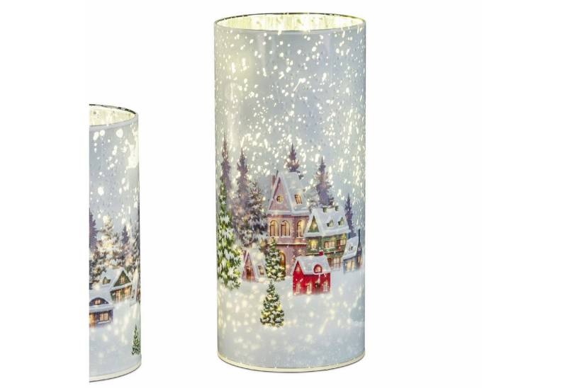 formano Nachttischlampe Winterdorf, mit Timerfunktion von formano