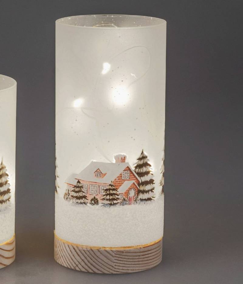 formano Nachttischlampe Winterlandschaft, mit Timerfunktion von formano