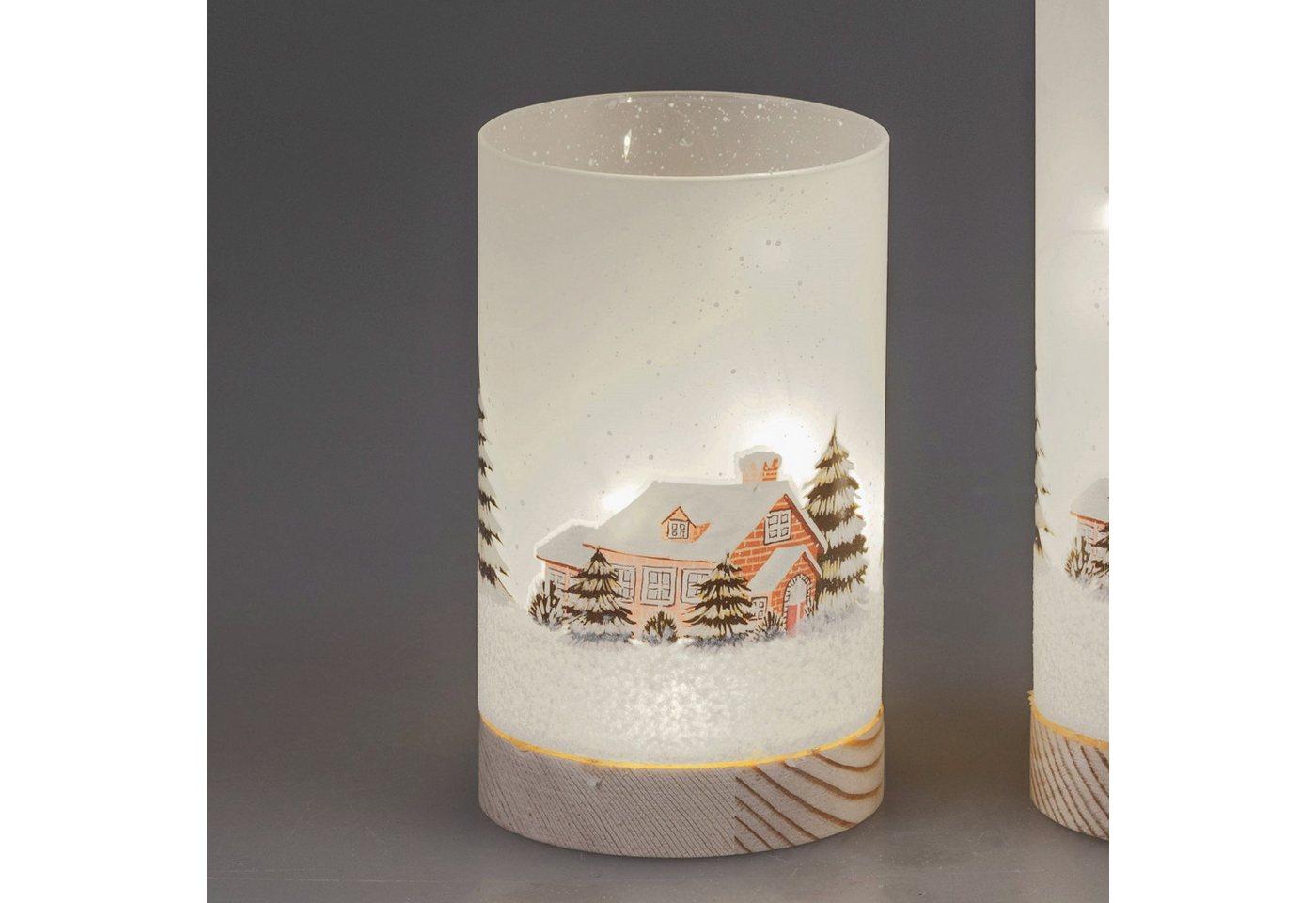 formano Nachttischlampe Winterlandschaft, mit Timerfunktion formano Nachttischlampe Winterlandschaft, mit Timerfunktion von formano