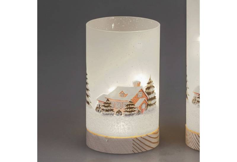 formano Nachttischlampe Winterlandschaft, mit Timerfunktion von formano