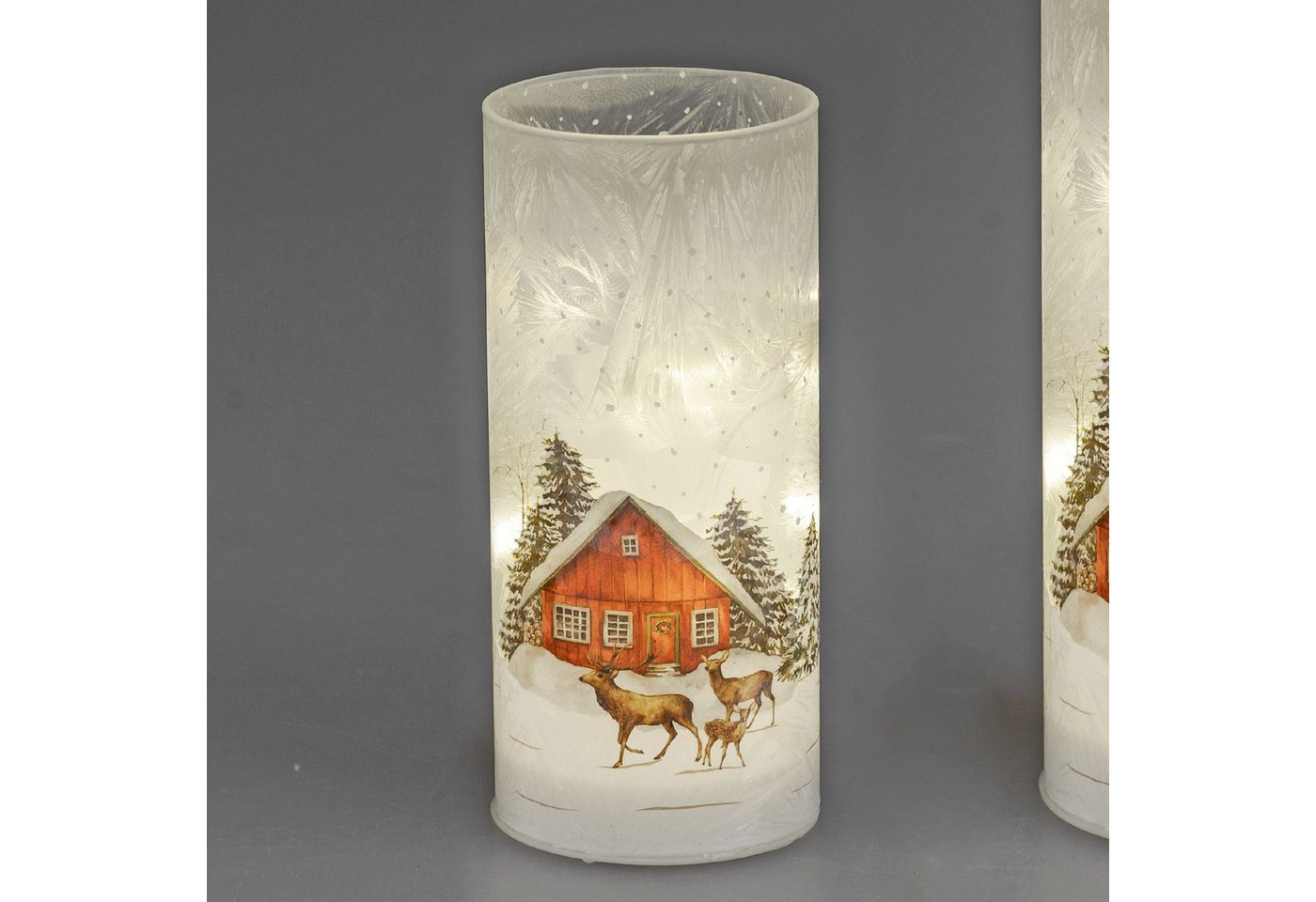 formano Nachttischlampe Winterzeit, Mit Timerfunktion, Weiß, Motiv: Winterzeit formano Nachttischlampe Winterzeit, Mit Timerfunktion, Weiß, Motiv: Winterzeit von formano