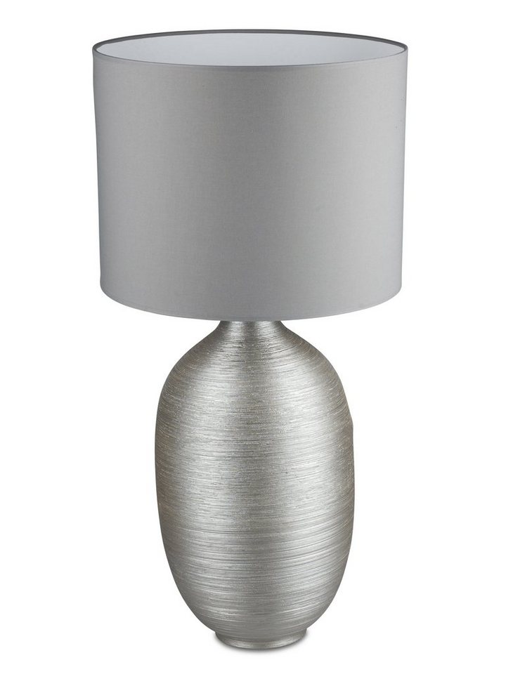 formano Schreibtischlampe Champagnerzauber - Komplette Lampe 90 cm mit Fuß aus Keramik, wechselbar, Dekolampe von formano