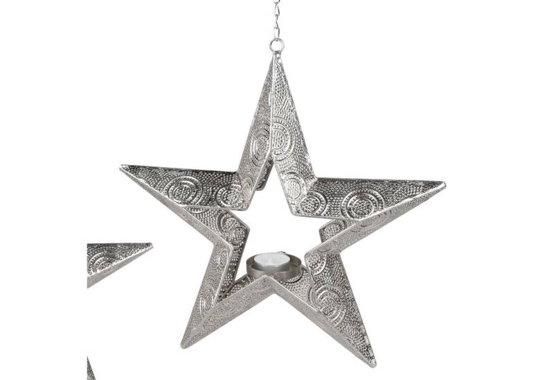 formano Teelichthalter Prado, mit Teelichthalter, Silber, Motiv: Ornamente von formano
