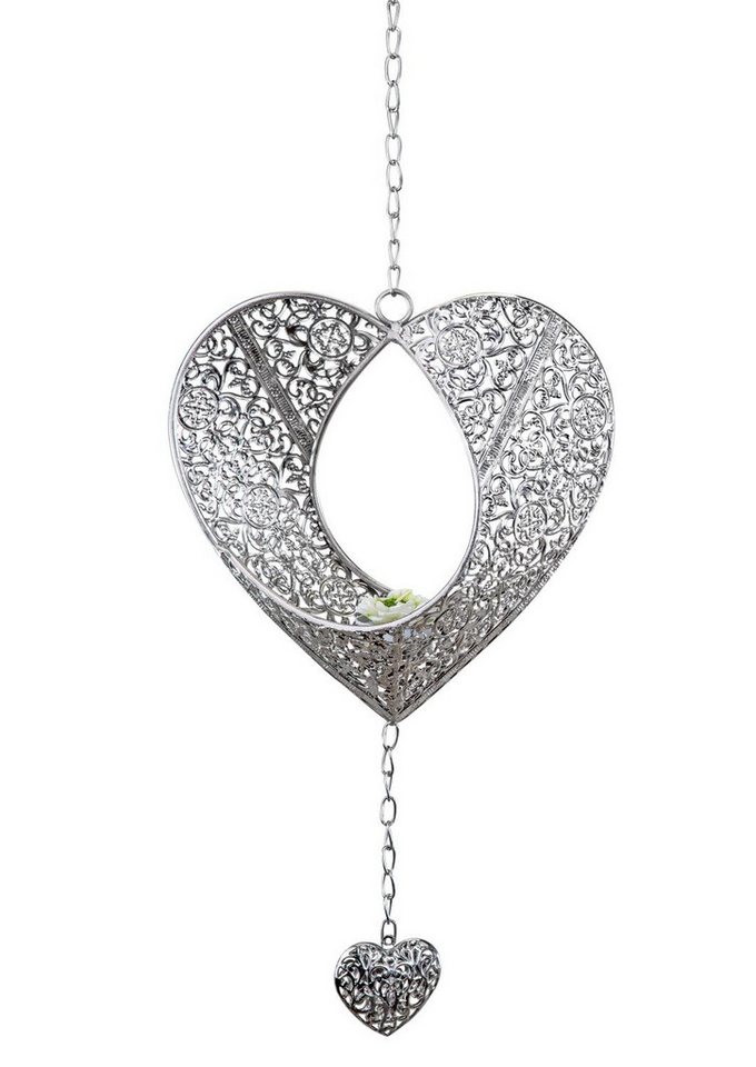 formano Teelichthalter Prado, Farbe: Silber, Motiv: Herz von formano