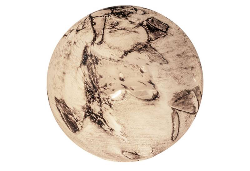 formano Tischleuchte Kugellampe Earth Glas Marmor Design 24 cm Tischlampe aus weißem Glas formano Tischleuchte Kugellampe Earth Glas Marmor Design 24 cm Tischlampe aus weißem Glas von formano
