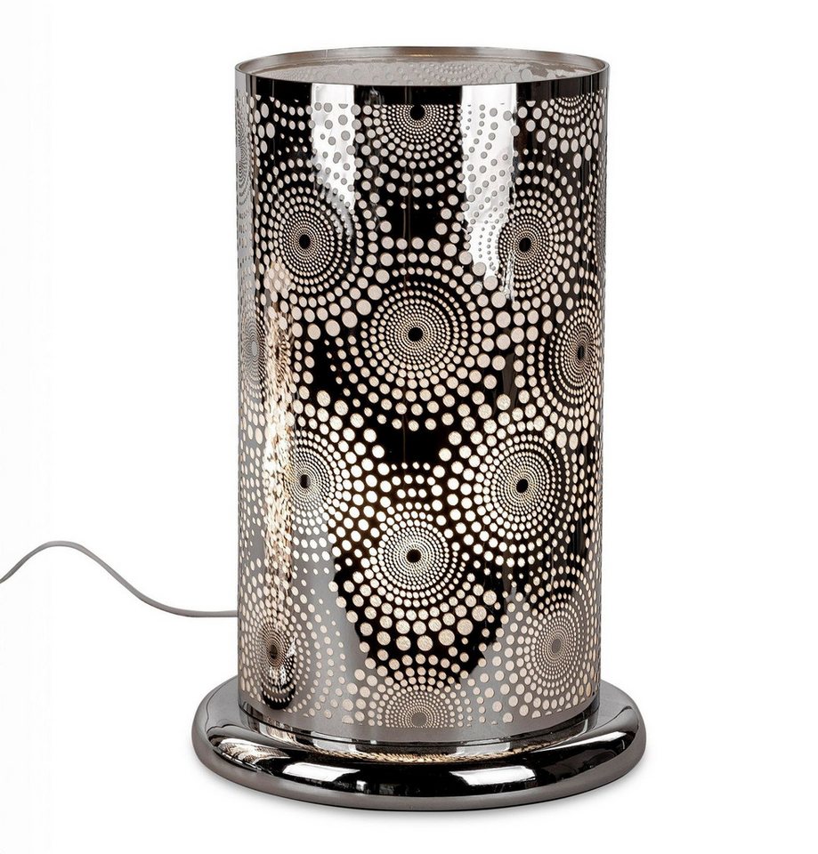 formano Tischleuchte Touch Lampe Kreise Edelstahl Tischleuchte 24 cm 3 fach Touch-Dimmer formano Tischleuchte Touch Lampe Kreise Edelstahl Tischleuchte 24 cm 3 fach Touch-Dimmer von formano
