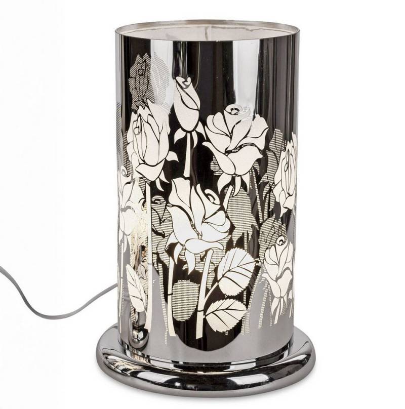 formano Tischleuchte Touch Lampe Rosen Edelstahl Tischleuchte 24cm 3fach Touch-Dimmer von formano