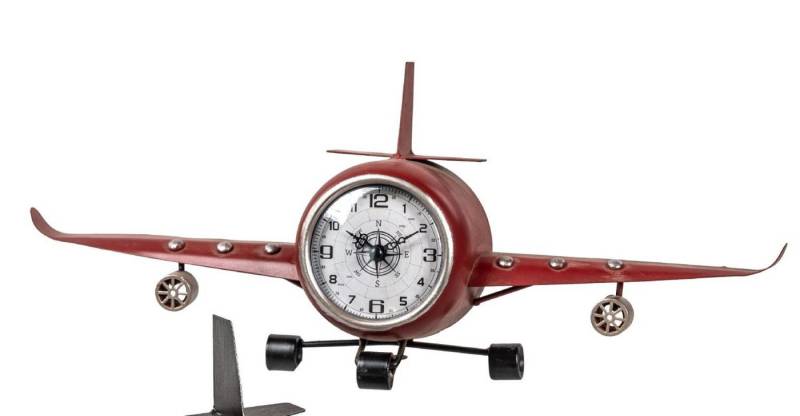 formano Tischuhr Farbe: rot, Motiv: Flugzeug formano Tischuhr Farbe: rot, Motiv: Flugzeug von formano