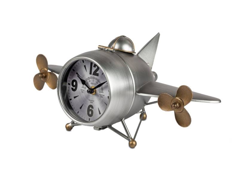 formano Tischuhr Farbe: Silber, Motiv: Flugzeug formano Tischuhr Farbe: Silber, Motiv: Flugzeug von formano