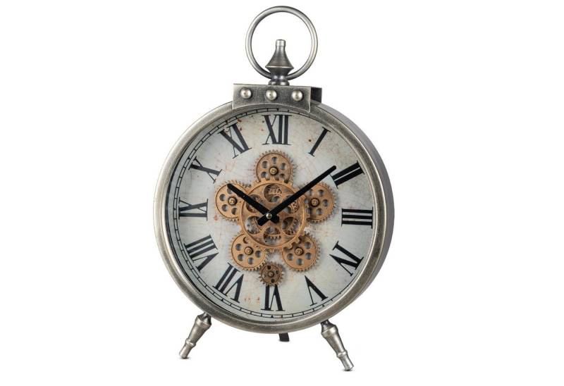 formano Tischuhr drehende Zahnräder, Silber, Motiv: Zahnräder formano Tischuhr drehende Zahnräder, Silber, Motiv: Zahnräder von formano