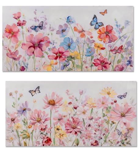 formano Wandbild Blumenwiese 2er Set 40x80cm Leinwand Gemälde Goldglitter Natur Dekoration Spachteltechnik Wohnzimmer Geschenk Modern Kunst Wanddekoration Sommer formano Wandbild Blumenwiese 2er Set 40x80cm Leinwand Gemälde Goldglitter Natur Dekoration Spachteltechnik Wohnzimmer Geschenk Modern Kunst Wanddekoration Sommer von formano