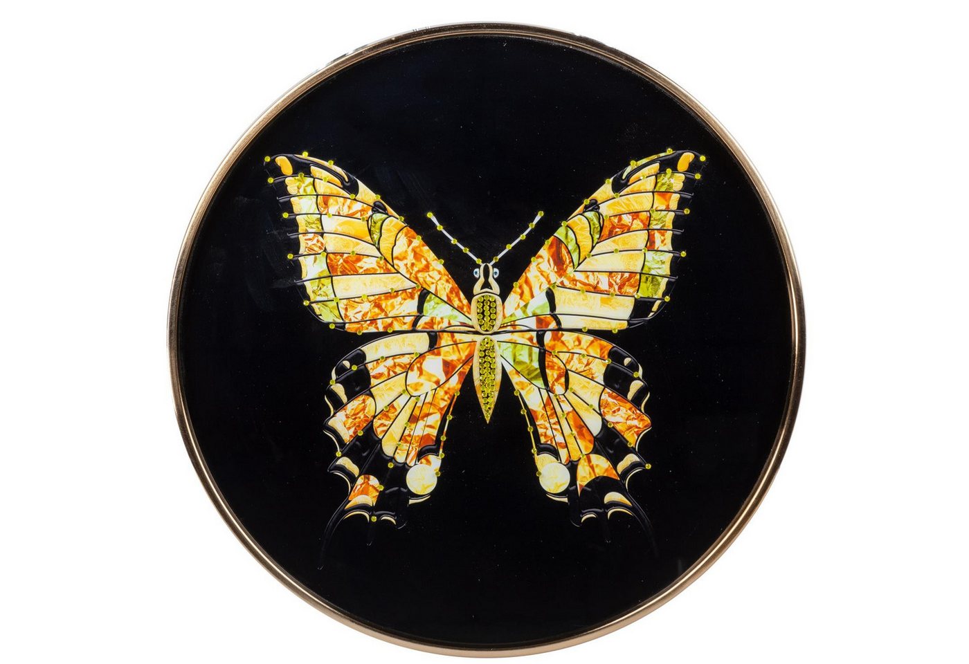 formano Wanddekoobjekt Mehrfarbig, Durchmesser 60 cm, Farbe: Mehrfarbig, Motiv: Schmetterling formano Wanddekoobjekt Mehrfarbig, Durchmesser 60 cm, Farbe: Mehrfarbig, Motiv: Schmetterling von formano