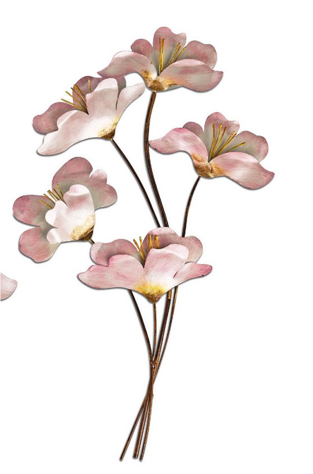 formano Wanddekoobjekt Pearl, Farbe: Silber, Motiv: Blume von formano