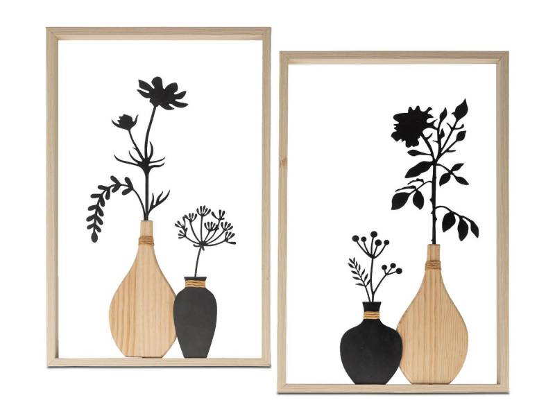 formano Wanddekoobjekt, Farbe: natur, Motiv: Blumen formano Wanddekoobjekt, Farbe: natur, Motiv: Blumen von formano