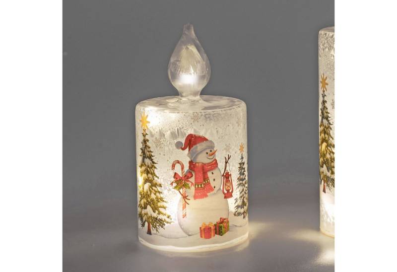 formano Weihnachtsfigur Schneemann, Mit Timerfunktion, Weiß, Motiv: Schneemann formano Weihnachtsfigur Schneemann, Mit Timerfunktion, Weiß, Motiv: Schneemann von formano