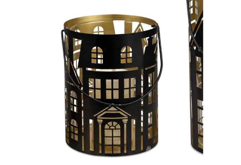formano Windlicht Häuser, Farbe: Schwarz, Motiv: Häuser formano Windlicht Häuser, Farbe: Schwarz, Motiv: Häuser von formano