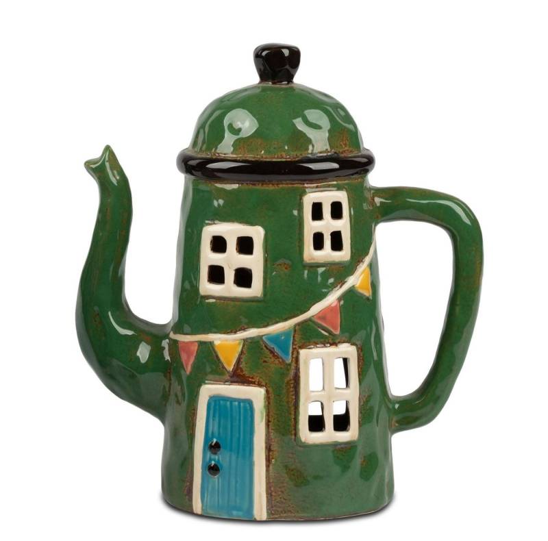 formano Windlicht Windlicht Haus 20 x22 cm Steinzeug Handbemalt Teelicht Haus Deko formano Windlicht Windlicht Haus 20 x22 cm Steinzeug Handbemalt Teelicht Haus Deko von formano