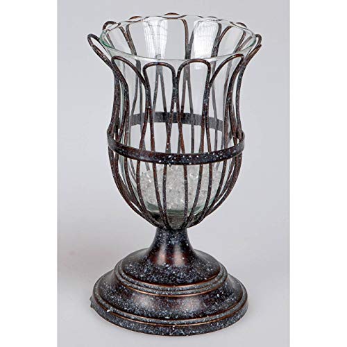 formano Windlicht Windlichthalter Vase aus Metall in 3 Größen (26) von formano