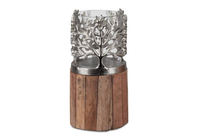 formano Windlicht Alu Mango Holz von formano