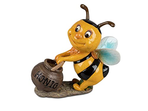 formano Biene mit Honigtopf Honigbiene Honig Handbemalt Figur Bee von formano
