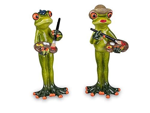 formano wunderschönes Froschpaar Künstler,Maler, Hobbymaler,Sammlerfiguren, Froschhausen von formano