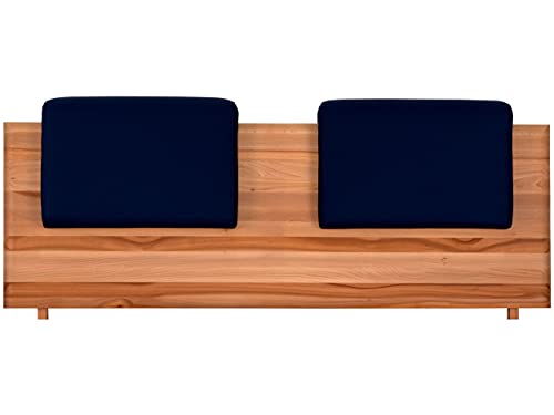 fornera f30 2er Set Steckkissen Polsterkissen für Bettkopfteil Kopfteilpolster Rücklehne Bett Kopfteilkissen Kunstleder. Universell für alle Kopfteile bis 5 cm passend (Royal Blue) von fornera