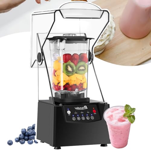 Kommerzieller Elektrischer Saft-Smoothie-Maker – Hochleistungsmotor Gepaart Mit Getriebe In Kommerzieller Profi-Mixerqualität, 70-Oz-Edelstahlbehälter Für Catering-Trucks/Privatküchen von forplubossmmp