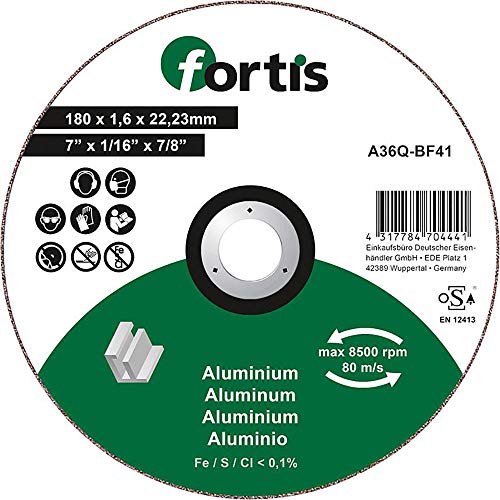 FORTIS Trennscheibe ALU-NE 180 x 1,6mm gerade von Fortis