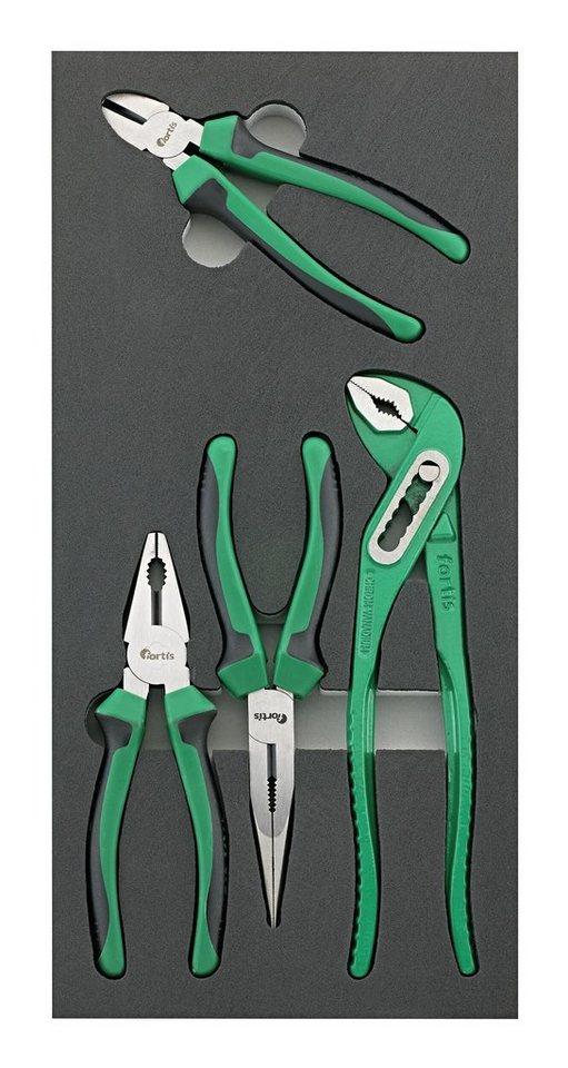 fortis Werkzeugwagen, (4-tlg), Werkzeugmodul 1/3 Zangen von fortis