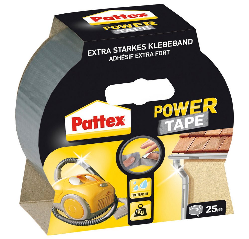 forum® Klebeband Pattex Power Tape 50 mm x 50m, silber von forum®