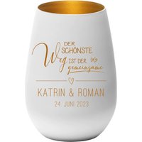 Hochzeitsgeschenk | Personalisiertes Windlicht Als Geschenk Zur Hochzeit Mit Deinen Wunschnamen von foryou24