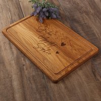 Holz Schneidebrett Dunkel Mit Personalisierter Gravur Motiv 02 - Graviert Deinem Wunschnamen Geschenkidee Zum Geburtstag von foryou24