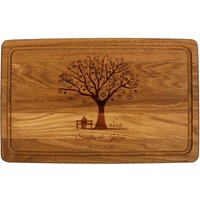 Holz Schneidebrett Dunkel Mit Personalisierter Gravur Motiv 05 - Graviert Deinen Wunschnamen Geschenkidee Zur Hochzeit von foryou24
