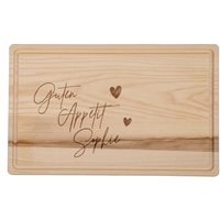 Holz Schneidebrett Hell Mit Personalisierter Gravur Motiv 02 - Graviert Deinem Wunschnamen Geschenkidee Zum Geburtstag von foryou24