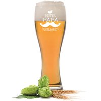 Leonardo Weizenglas Mit Gravur "Bester Papa Der Welt" Bierglas Vatertag Geschenkidee von foryou24