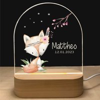 Personalisiertes Led-Nachtlicht Als Babygeschenk - Boho Einzigartige Geschenkidee Mit Name Und Geburtsdatum Personalisiertes Led-Nachtlicht Als Babygeschenk - Boho Einzigartige Geschenkidee Mit Name Und Geburtsdatum von foryou24