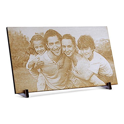 Bild aus Holz mit Foto-Gravur | persönliches Foto-Geschenk für die Freundin/den Freund | Geburtstagsgeschenk von fotogravur