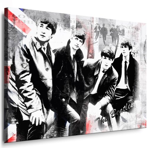 fotoleinwand24 Beatles - Lennon - Bild 120x80cm k. Poster ! Bild fertig auf Keilrahmen ! Pop Art Gemälde Kunstdrucke, Wandbilder, Bilder zur Dekoration - Deko. Musik Stars Kunstdrucke von fotoleinwand24