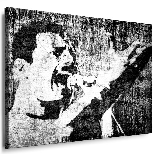 "Freddie Mercury"- Queen Kunstdruck 100x70cm Nr.8886635 k. Poster / Bild fertig auf Keilrahmen ! Pop Art Gemälde Kunstdrucke, Wandbilder, Bilder zur Dekoration - Deko. Musik Stars Kunstdrucke von fotoleinwand24