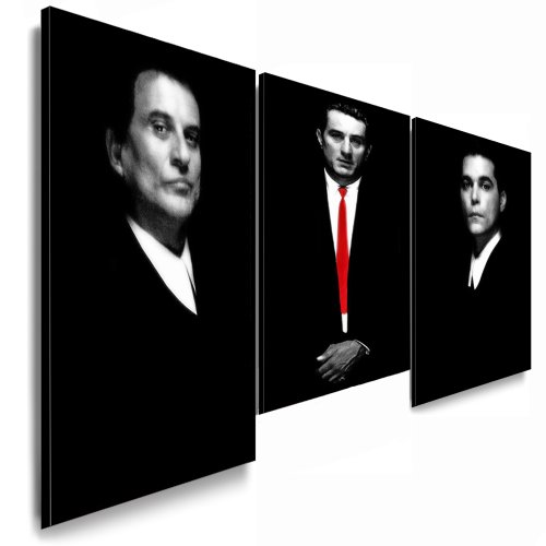 Goodfellas Kunst auf Leinwand Bilder 120x80cm k. Poster ! Bild fertig auf Keilrahmen ! Pop Art Gemälde Kunstdrucke, Wandbilder, Bilder zur Dekoration - Deko. Film/Movie/Tv Stars Kunstdrucke von fotoleinwand24