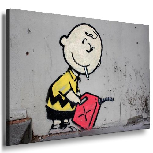 Graffiti Street Art Banksy Leinwand Bild 100x70cm - Leinwandbild fertig auf Keilrahmen - Kunstdrucke, Leinwandbilder, Wandbilder, Poster, Gemälde, Pop Art Deko Kunst Bilder Graffiti Street Art Banksy Leinwand Bild 100x70cm - Leinwandbild fertig auf Keilrahmen - Kunstdrucke, Leinwandbilder, Wandbilder, Poster, Gemälde, Pop Art Deko Kunst Bilder von fotoleinwand24