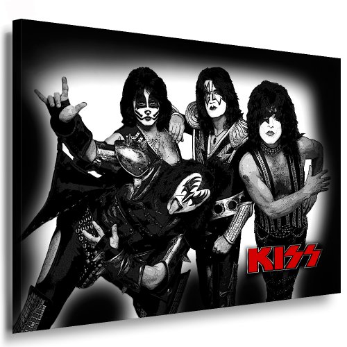 KISS Leinwandbild 100x70cm k. Poster ! Bild fertig auf Keilrahmen ! Pop Art Gemälde Kunstdrucke, Wandbilder, Bilder zur Dekoration - Deko. Musik Stars Kunstdrucke KISS Leinwandbild 100x70cm k. Poster ! Bild fertig auf Keilrahmen ! Pop Art Gemälde Kunstdrucke, Wandbilder, Bilder zur Dekoration - Deko. Musik Stars Kunstdrucke von fotoleinwand24