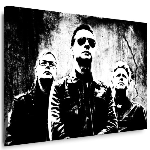 Kunstdruck Depeche Mode Leinwandbild fertig auf Keilrahmen/Leinwandbilder, Wandbilder, Poster, Pop Art Gemälde, Kunst - Deko Bilder von fotoleinwand24