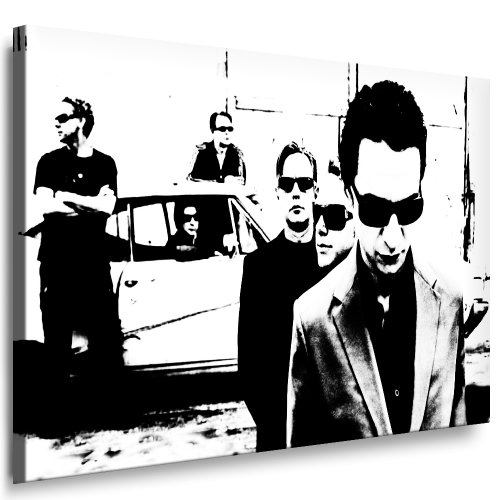 Kunstdruck"Depeche Mode" Leinwandbild fertig auf Keilrahmen/Leinwandbilder, Wandbilder, Poster, Pop Art Gemälde, Kunst - Deko Bilder von fotoleinwand24