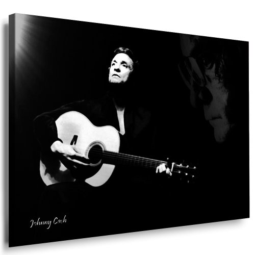 Kunstdruck Johnny Cash Bild - Leinwandbild fertig auf Keilrahmen/Leinwandbilder, Wandbilder, Poster, Pop Art Gemälde, Kunst - Deko Bilder von fotoleinwand24