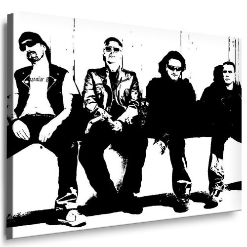 Kunstdruck U2 - Bono Leinwand Bild 100x70cm k. Poster ! Bild fertig auf Keilrahmen ! Pop Art Gemälde Kunstdrucke, Wandbilder, Bilder zur Dekoration - Deko. Musik Stars Kunstdrucke von fotoleinwand24